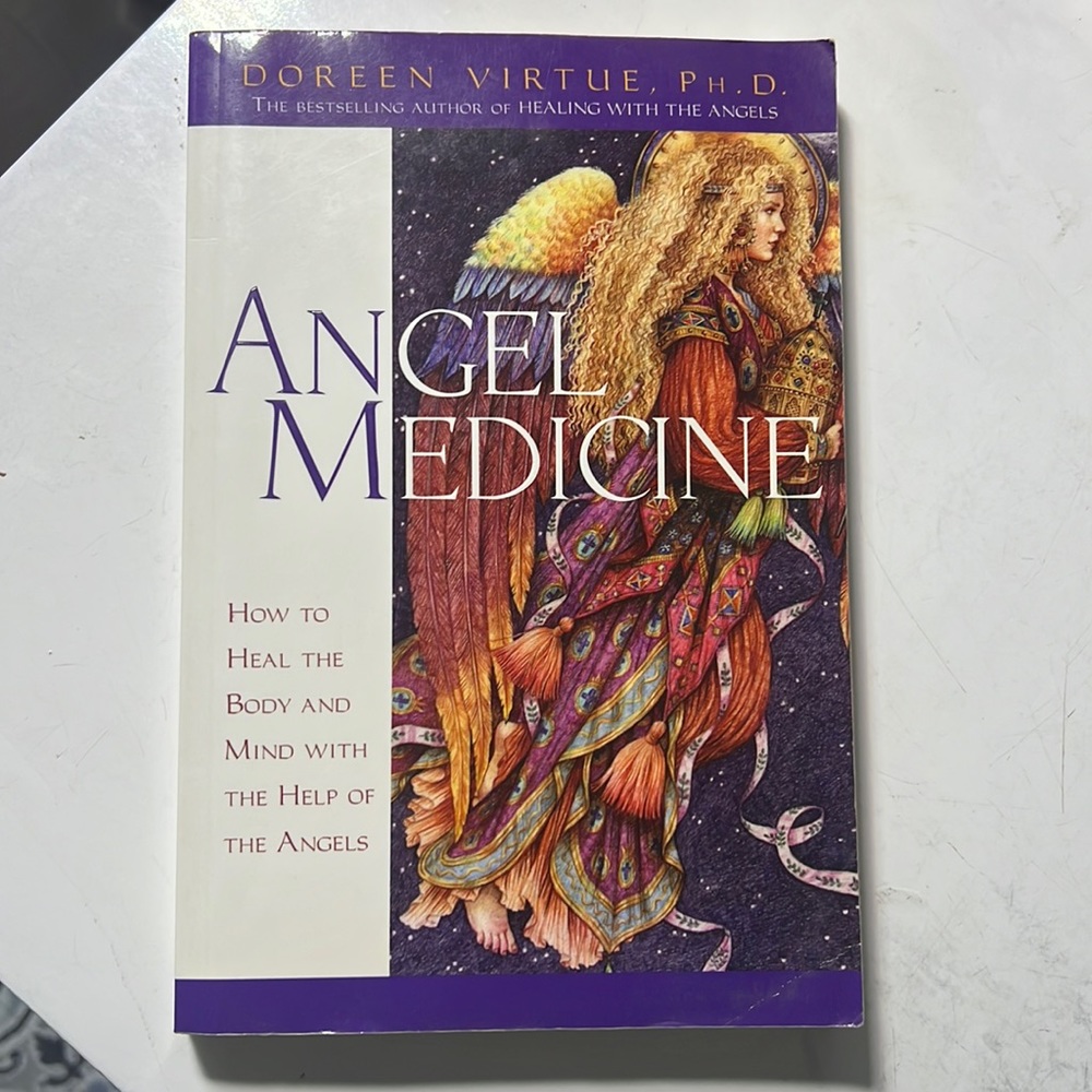 Angel Medicine by Doreen Virtue Paperback.
